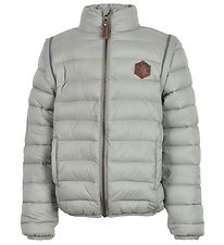 Mikk-Line Padded Jacket/Waistcoat - 2-I-1 - Neutral Gray