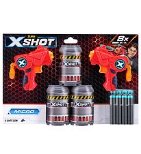 X-SHOT Pistolets  mousse - 2 Pack - Excel - Double Micro