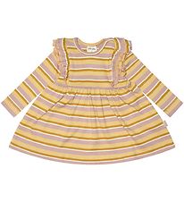 Petit Piao Dress - Modal - Adobe Rose/Yellow Corn/Mustard Gold