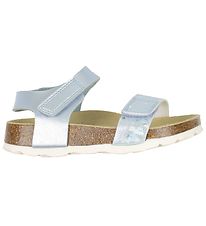 Superfit Sandals - Fussbettpantoff - Silver/Blue