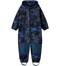 Name It Softshelloverall m. Fleece - NmmAlfa - Insignia Blue