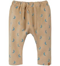 Lil' Atelier Sweatpants - NbmSalon - White Pepper w. Print