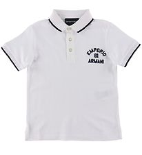 Emporio Armani Polo - White w. Navy