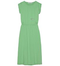 Calvin Klein Kjóll - Monogram offplaced Midi - Neptunes Wave