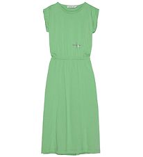 Calvin Klein Dress - Monogram Offplaced Midi - Neptunes Wave