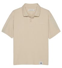 Calvin Klein Polo - tiquette de mouvement - Classic+ Beige