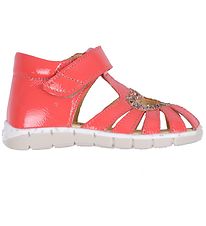 Angulus Prewalker Sandals - Coral w. Glitter