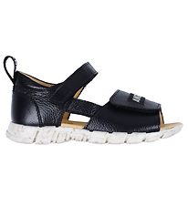 Angulus Sandal - Svart m. Logotypband