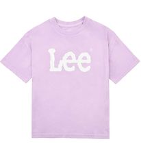 Lee T-paita - Oversized - Pastelli Lila