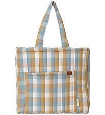 Fabelab Shoppingväska - Stuga Blue Checkar