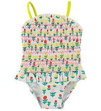 Stella McCartney Kids Swimsuit - UV50+ - Ivory/Colourful