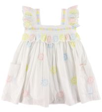 Stella McCartney Kids Kleid - Weiß/Pastel m. Blumen