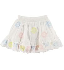 Stella McCartney Kids Rok - Wit/Pastel m. Bloemen