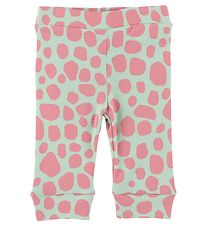 Stella McCartney Kids Leggings - Myntugrænt M. Gíraffa mynstur