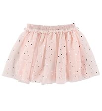 Stella McCartney Kids Tulle Skirt - Pink w. Silver Dots