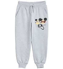 Mini Rodini Sweatpants - Ritzratz - Grey Melange