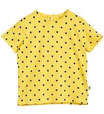 Mini Rodini T-shirt - Polka Dot - Yellow