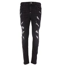 Philipp Plein Jeans - Zwart m. Slijtage