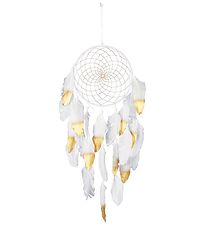 MillaVanilla Dream Catcher - Clip Toy w. Feather - White/Gold