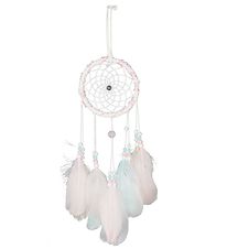 MillaVanilla Dream Catcher - Clip Toy w. Feather/Beads/LED Light