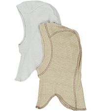 Wheat Balaclava - Amel - 2-Pack - Warm Stone Stripe