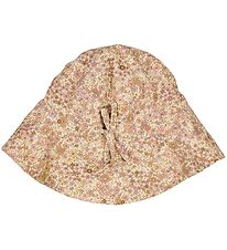 Wheat Sun Hat - Chlo - Clam Flowers