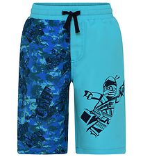 LEGO® Ninjago Swim Shorts - LWAlex 304 - UV40+ - Bright Blue