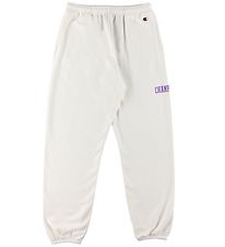 Champion Fashion Sweatpants - Elastic Cuff - White