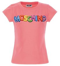 Moschino - T-paita - Vaaleanpunainen, Tulosta