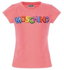 Moschino - T-shirt - Pink w. Print