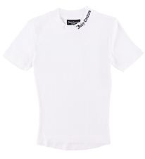 Juicy Couture Stuttermabolur - Skola Rib - Hvítt