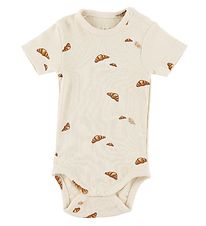 VACVAC Bodysuit s/s - Kurt - Mini Croissant - Beige