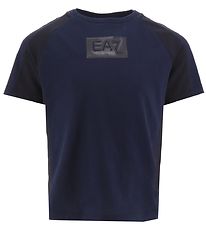 EA7 T-shirt - Navy w. Black
