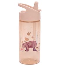 Petit Monkey Water Bottle - Humming Bear - 380 mL - Linen