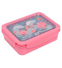 Petit Monkey Lunchbox - Fairy Dragon - Peony Pink