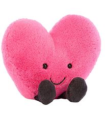 Jellycat Knuffel - 20x17 cm - Vermakelijk Roze Heart