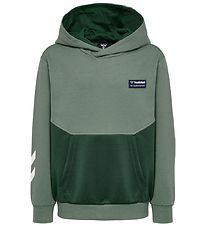 Hummel Kapuzenpullover - hmlEddy - Lorbeerkranz