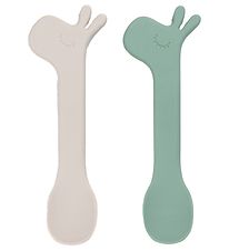 Done by Deer Spoons - Silicone - 2-Pack - Lalee - Green