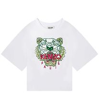 Kenzo T-shirt - White w. Tiger