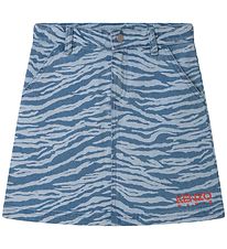 Kenzo Skirt - Denim - Light Blue w. Tiger stripes