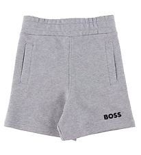 BOSS Collegeshortsit - Harmaa melange