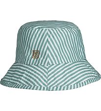 Liewood Bucket Hat - Damon - Stripe Sea Blue/White