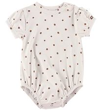 Smallstuff Summer Romper - Strawberry - White/Rosehip