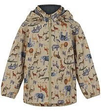 Mikk-Line Softshell Jacket w. Fleece - Recycled - Olive Gray w.