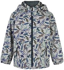 Mikk-Line Softshell Jacket w. Fleece - Recycled - Metal w. Whale