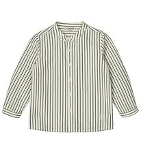 Liewood Shirt - Austin - Garden Green/Creme De La Creme