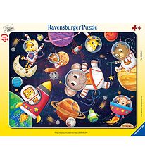 Ravensburger Puzzel - 40 Bakstenen - Dierlijke astronauten