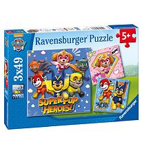 Ravensburger Puzzle Game - 3x49 Bricks - Paw Patrol Super Pups