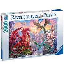Ravensburger Puzzle Game - 2000 Bricks - Fantasy Dragon
