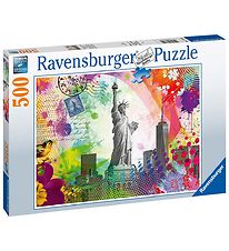 Ravensburger Puzzel - 500 Bakstenen - New York Ansichtkaart